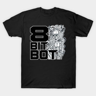 8 Bit Bot Band Logo T-Shirt